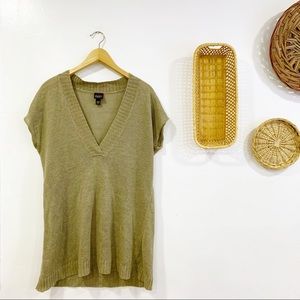 Eileen Fisher 100% Hemp Short Sleeve Sweater Knit